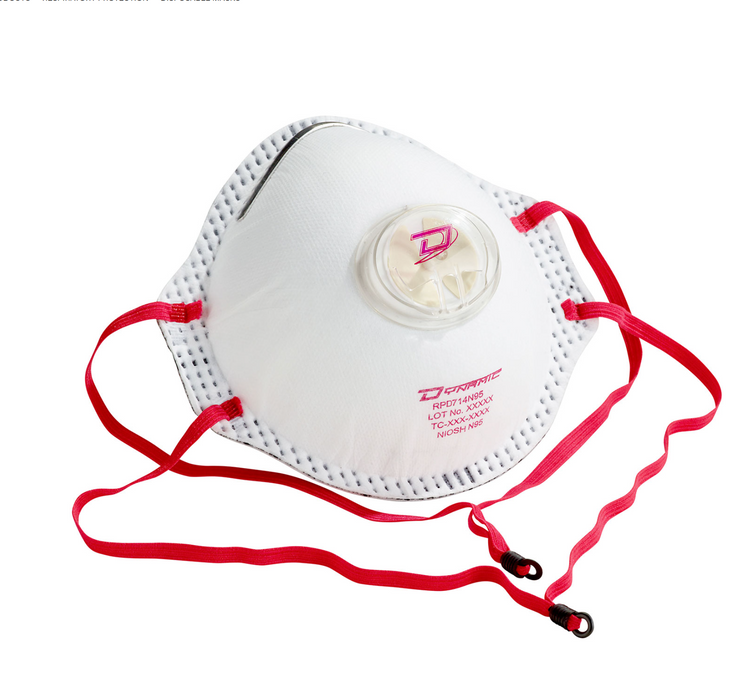 Dynamic Standard N95 Disposable Partiulate Respirator,