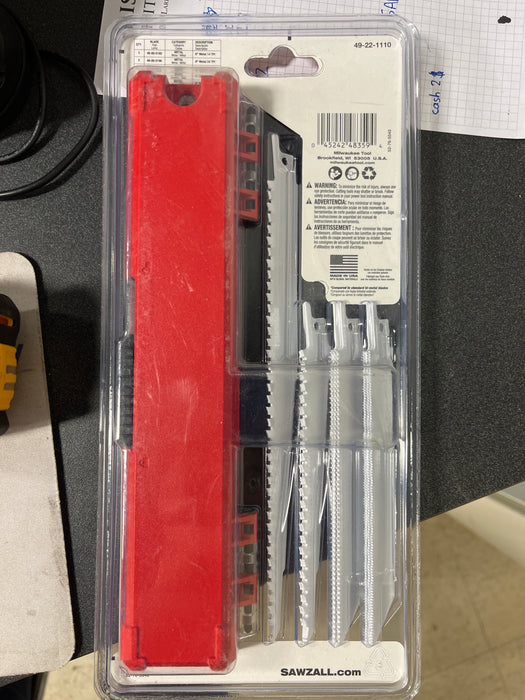 MILWAUKEE 10 PC SAWZALL BLADE SET