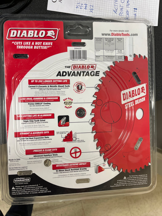 DIABLO CIRCULAR SAW 8" 42T