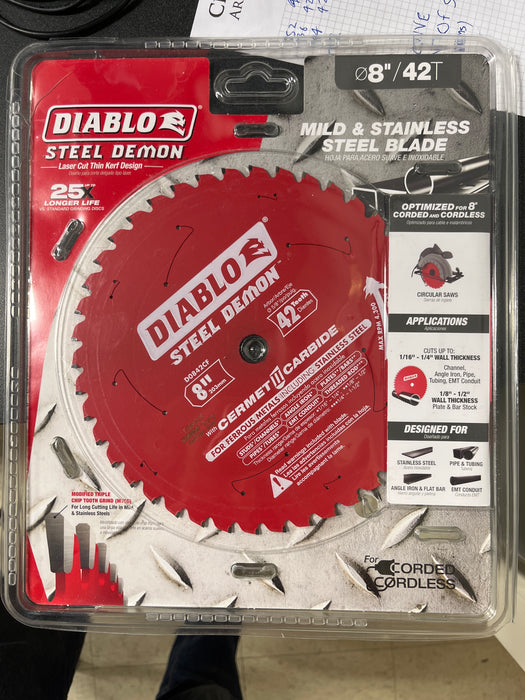 DIABLO CIRCULAR SAW 8" 42T