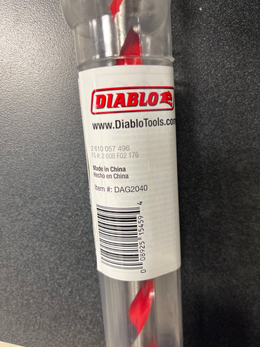 DIABLO AUGER BIT 9/16" x 13"